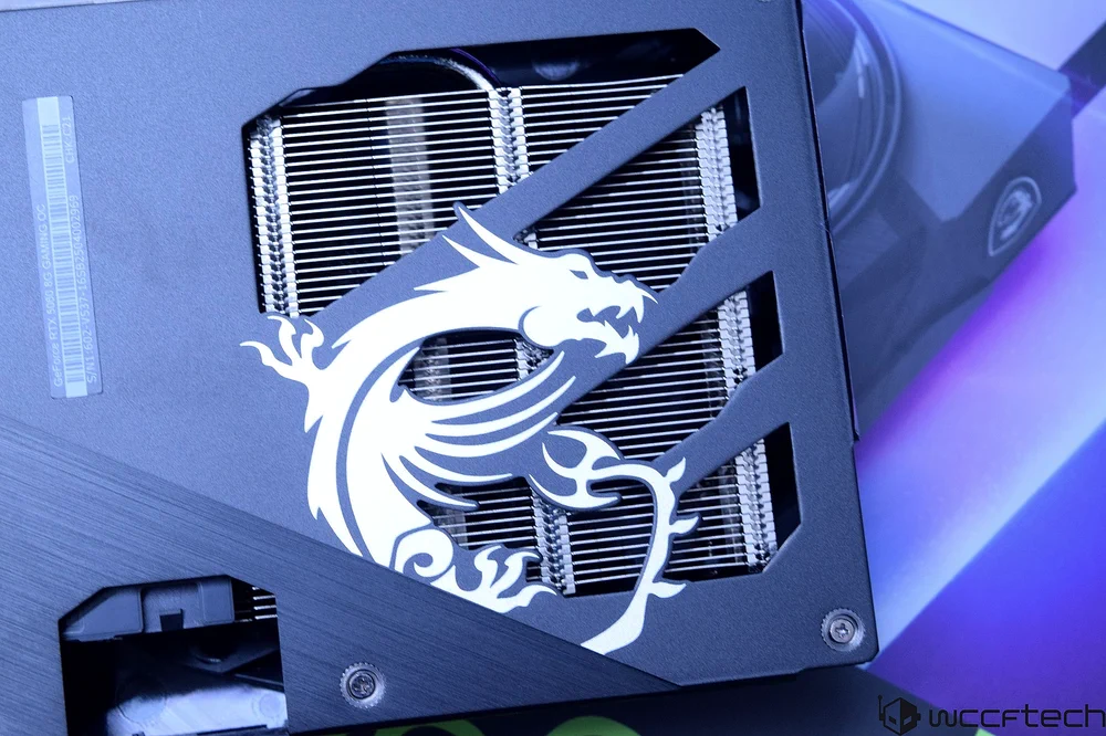 MSI GeForce RTX 5060 Gaming OC 8 ГБ с белым драконом на радиаторе